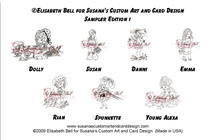 Elisabeth Bell for SCACD Stamp Co. - Sampler Edition #1