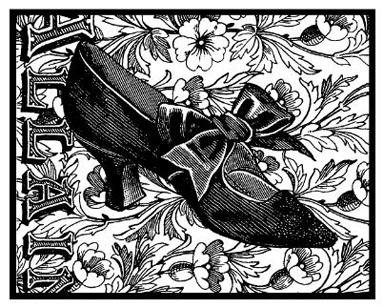 Victorian Shoe Collage
