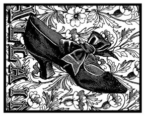Victorian Shoe Collage