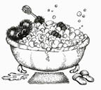 Bath Tub Shy Bear