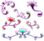 Shapabilities Floral Accent