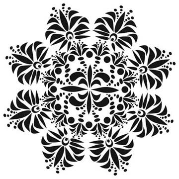 Crafters Workshop - Fleur De Lis Doily