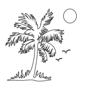 Crafters Workshop - Palm Tree Designed by Victoria Case