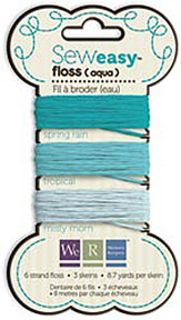 Sew Easy Floss - Aqua Floss