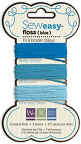 Sew Easy Floss - Blue Floss
