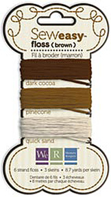 Sew Easy Floss - Brown Floss