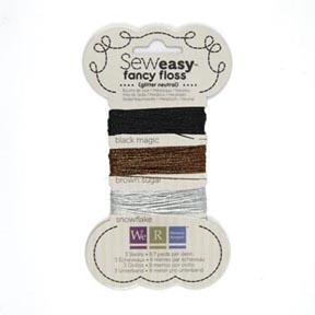 Sew Easy Floss  - glitter - Neutral