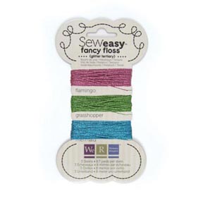 Sew Easy Floss  - glitter - Tertiary