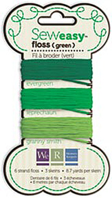 Sew Easy Floss - green Floss