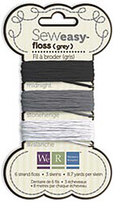 Sew Easy Floss - grey Floss