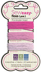Sew Easy Floss - Pink Floss