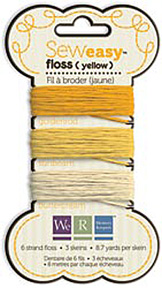 Sew Easy Floss - Yellow Floss