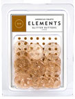 American Crafts Elements Buttons - glitter copper