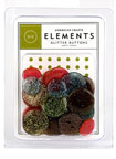 American Crafts Elements Buttons - glitter Earthtones