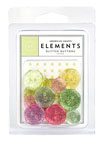 American Crafts Elements Buttons - glitter pastels