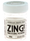 American Crafts Zing Embossing Powder 1oz White