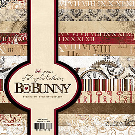 Bo Bunny 6 x 6 Paper Pad - Timepiece
