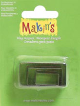Makin's Clay Cutters 3/Pkg - Rectangle
