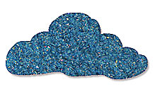 Sparkly Fluff Breezy Blue