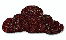 Sparkly Fluff Cherry Red
