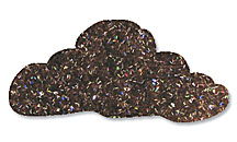 Sparkly Fluff Coffee Bean Brown