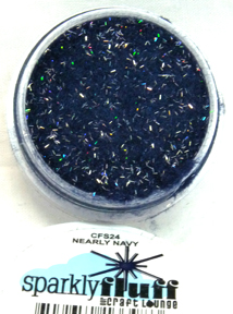 Sparkly Fluff - Navy