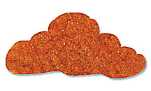 Sparkly Fluff Orange