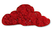 Sparkly Fluff Rockstar Red