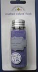 Doodlebug Flock Crushed Velvet 5.5 gm Lilac