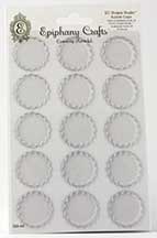 Epiphany Crafts - Shape Studio Accessories Bubble Caps Scalloped Circles 25
