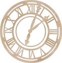 Kaisercraft Wooden Flourishes - Clock