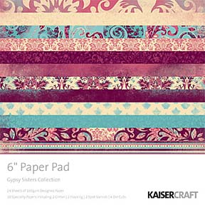Kaisercraft Gypsy Sister 6 x 6 paper