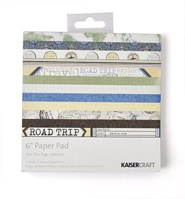 Kaisercraft Pack Your Bags 6 x 6 paper 