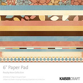 Kaisercraft Peachy Keen 6 x 6 paper