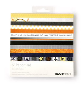 Kaisercraft Rewind 6 x 6 paper 