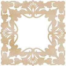 Kaisercraft Wooden Flourishes - Square Ornate Frame
