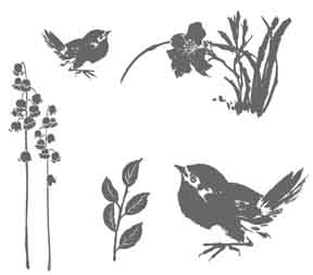 Local King Rubber Stamp - Chicks