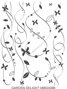 Local King Rubber Stamp - garden Delight