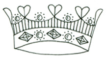 Queen of Hearts Crown
