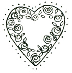 Itty Bitty Rosebud Heart