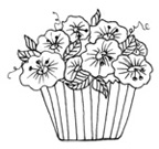 Morning Glory Cupcake
