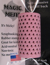 Magic Mesh Self-adhesive Dottie Ann Weave - Pink