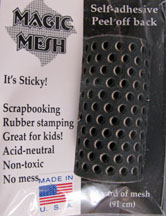 Magic Mesh Self-adhesive Dottie Ann Weave - raven