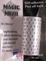 Magic Mesh Self-adhesive Dottie Ann Weave - Silver
