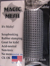 Magic Mesh Self-adhesive Fine Weave - Silver