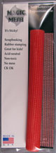 Magic Mesh Self-adhesive Linen Weave - Rebel Red