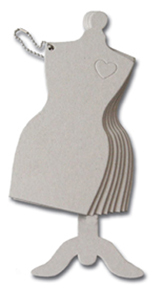 Maya Road - Dress Form (LARGE) Chipboard Book