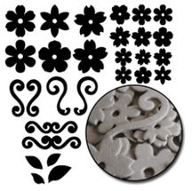 Maya Road Mini Chipboard Set - Flowers