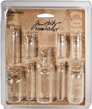 Tim Holtz Idea-ology - Corked glass vials