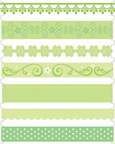 Doodlebug Boutique Trims - Limeade